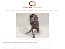 Tablet Screenshot of canyoncontemporary.com